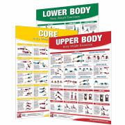 Body Weight Exercises Poster Set   Body Weight Exercises Poster Set
