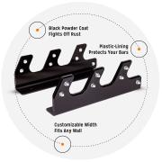 Barbell Wall Mount / Rack - 3 bars   Barbell Wall Mount / Rack - 3 bars